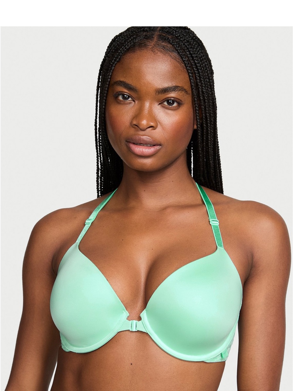 NWOT Victoria Secret Lace-Back T-Shirt Bra in Mint Green